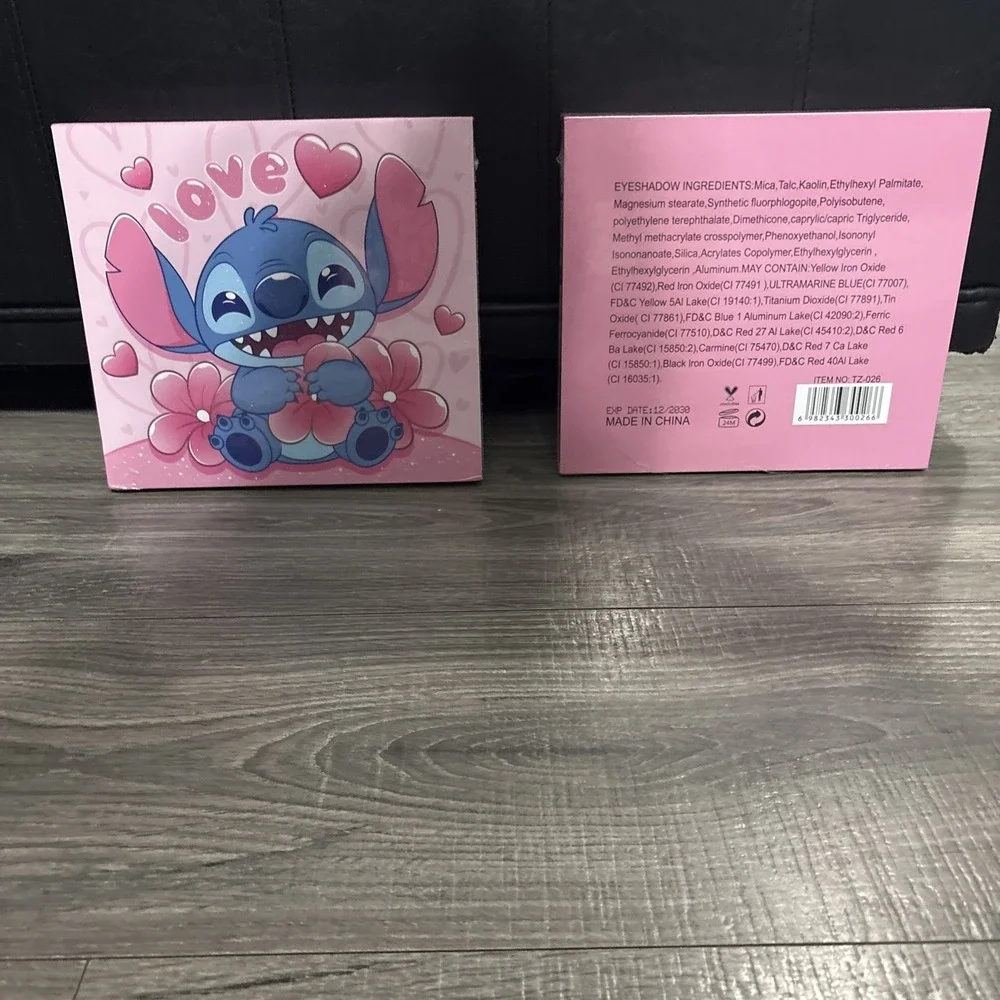 Lot Of 2 Girls Stitch Kids Beauty‎ Makeup Eyeshadow Palette New Fast Shipping